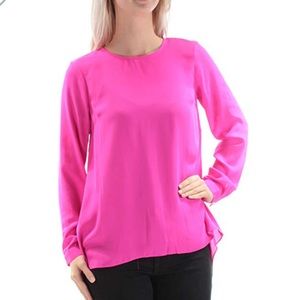 💕 Vince Camuto Barbie pink blouse. REDUCED!